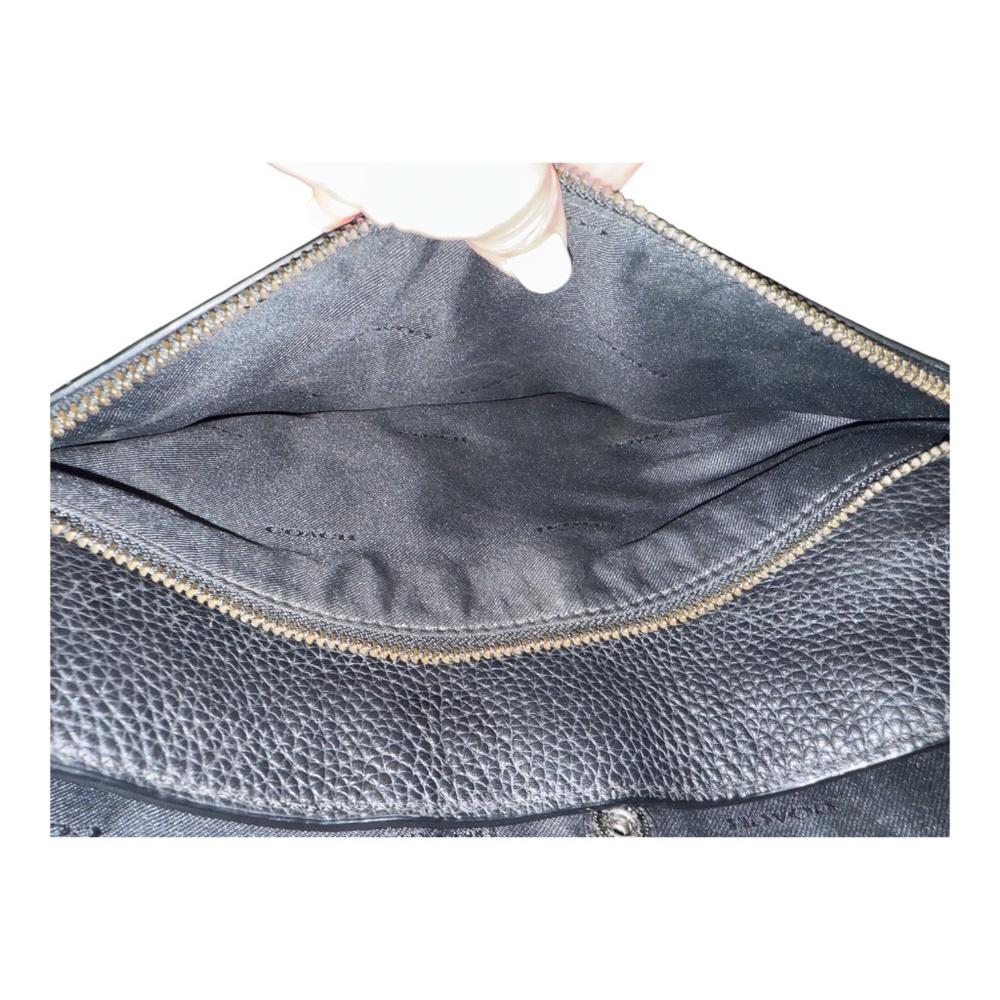 Coach Black Pebbled Leather Satchel Briefcase Bag - Picture 5 of 13